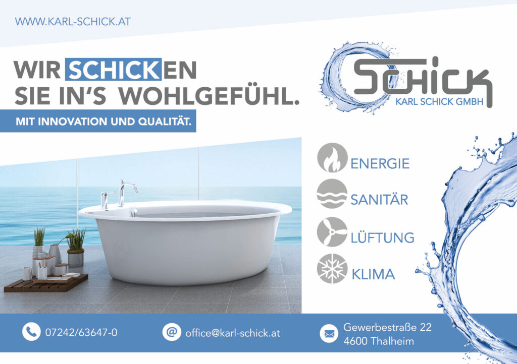 Inserat Karl Schick GmbH