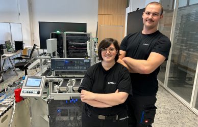 Nurit Davidowicz und David Kier, Auszubildende bei Siemens AG Österreich